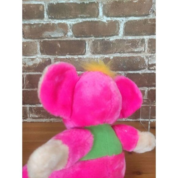 Plush Appeal LLC Home of Mardi Gras Plush Pink Rat Mouse 9” Stuffed Animal - Picture 6 of 8